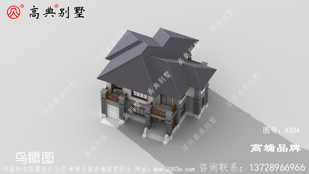 中式别墅设计效果图探索自然纯净之美